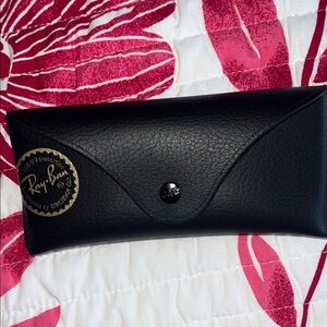 Ray-Ban Classic Black leather Eyewear Case